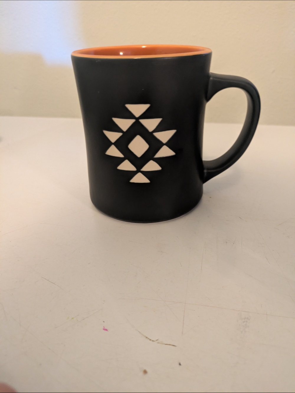 Collectible Starbucks 2012 Guatemala Antigua Aztec Coffee Mug Matte Black 16oz